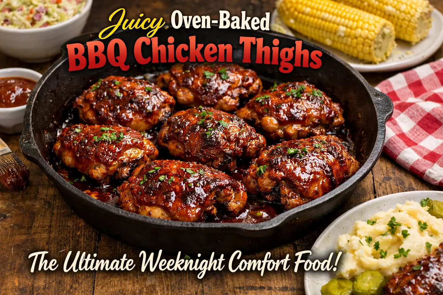 Juicy Oven-Baked BBQ Chicken