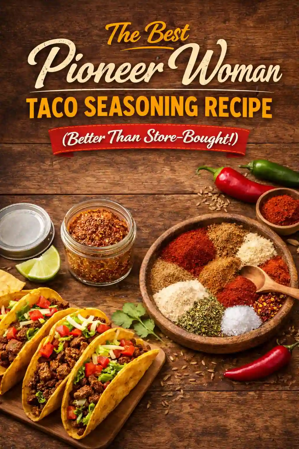 Pioneer Woman Taco Seasoning Recipe