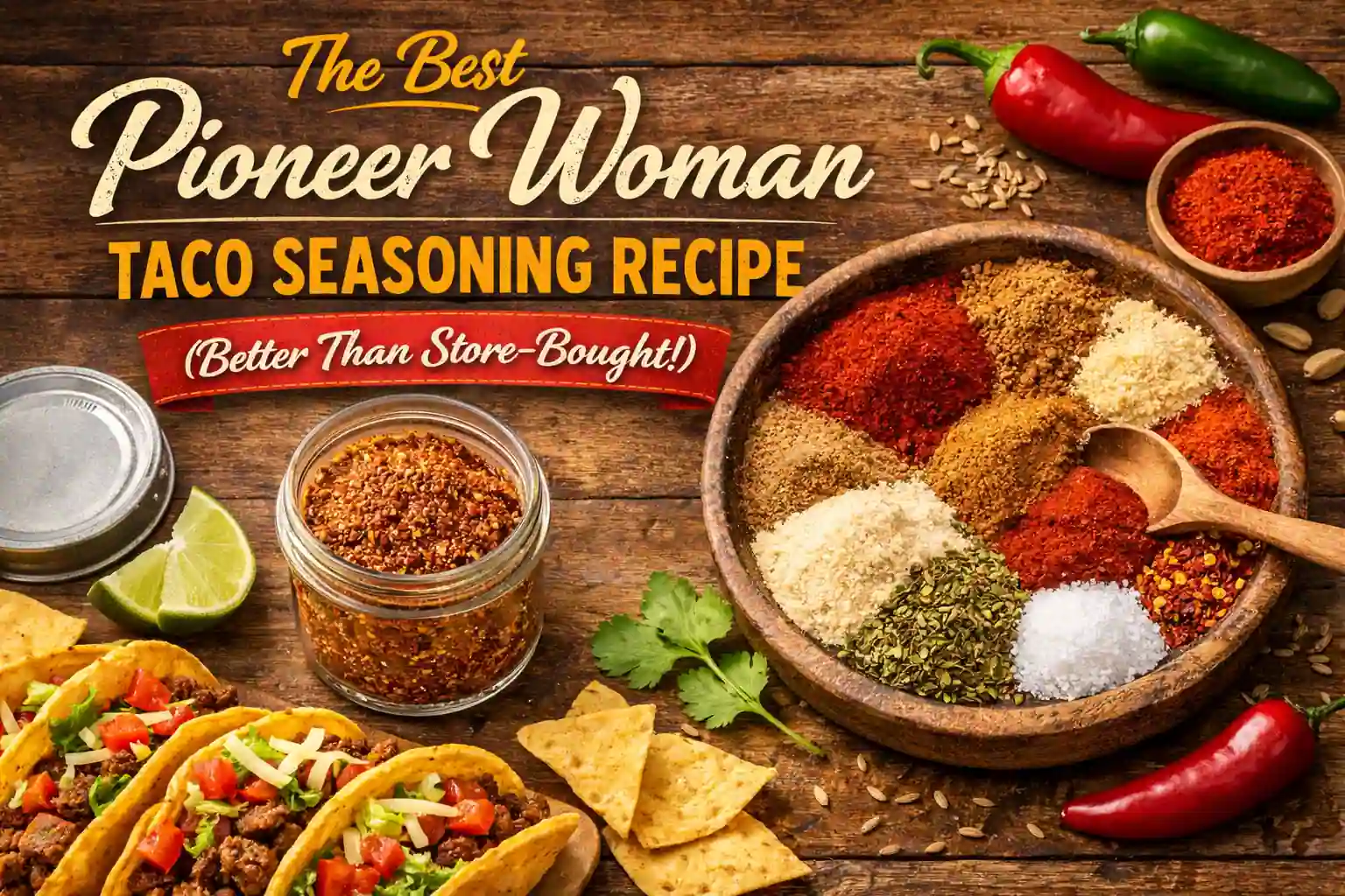 Pioneer Woman Taco Seasoning Recipe