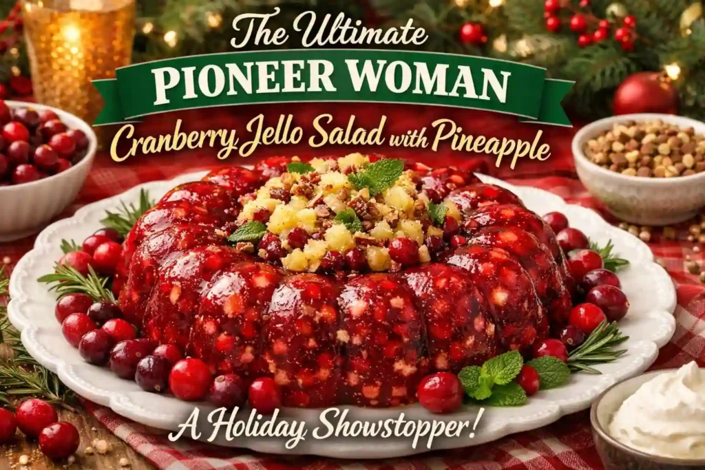 pioneer woman cranberry jello salad with pineapple
